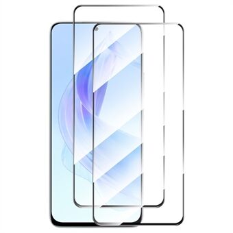 ENKAY HAT Prince 2 stuks Screen Protector voor Honor Play7T Pro 5G / X50i / X40i 5G, zijdedruk 0.26mm 2.5D 9H Hoge aluminium-silicium glasfilm