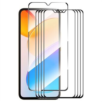 ENKAY HAT Prince 5Pcs Screen Protector voor Honor 70 Lite 5G / X5 4G / X6 4G Hoog Aluminium-silicium Glas 0.26mm 9H 2.5D Silk Printing Film