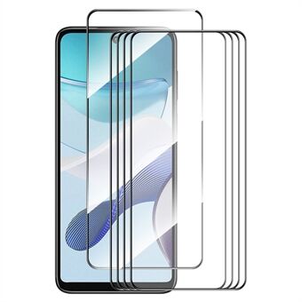 ENKAY HAT Prince 5Pcs Zijdedrukfilm voor Motorola Moto G13 4G / G23 4G / G53 5G / G73 5G / G Power 5G Hoge Aluminium-silicium Glas 2.5D Screen Protector