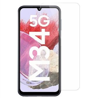 Telefoonschermbeschermer voor Samsung Galaxy M34 5G, gehard glas Scratch met 0,3 mm Edge