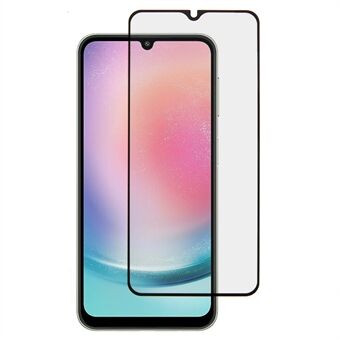 Voor Samsung Galaxy A25 5G gehard glas volledige schermbeschermer volledige lijm gegalvaniseerde zijdedrukfilm