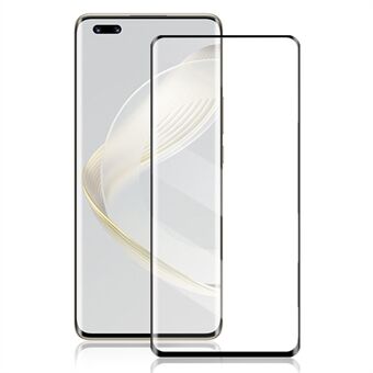 AMORUS 3D Gebogen Screen Protector voor Huawei nova 11 Pro / nova 11 Ultra, Volledige Lijm Volledige Cover Zijdedruk Gehard Glas Film