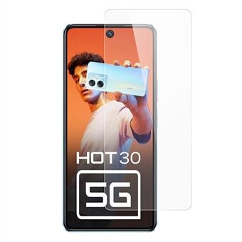 Telefoonschermbeschermer voor Infinix Hot 30 5G, 0,3 mm Arc Edge Explosieveilige film van gehard glas