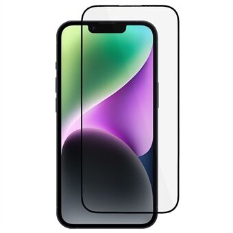 Voor iPhone 15 Antistatisch gehard glas Film Volledige lijm Volledige dekking Onbreekbare schermbeschermer