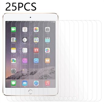 25 stuks voor iPad mini / mini 2 / mini 3 kristalheldere film Scratch gehard glas screenprotector