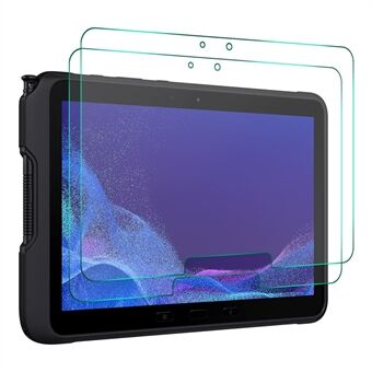 ENKAY HAT Prince 2 stuks voor Samsung Galaxy Tab Active4 Pro 0,33 mm 9H schermbeschermer 2,5D HD helder hoog aluminium-siliciumglasfilm