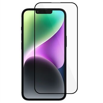 D Pro 9H hardheid screenprotector voor iPhone 15 Plus , gehard glas volledige dekking zijdedruk doorzichtige film