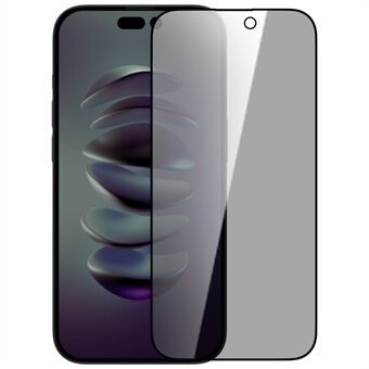 NILLKIN voor iPhone 15 Pro Max Anti-Spy Screen Film Anti-explosie AGC Glas Volledige Scherm Beschermer