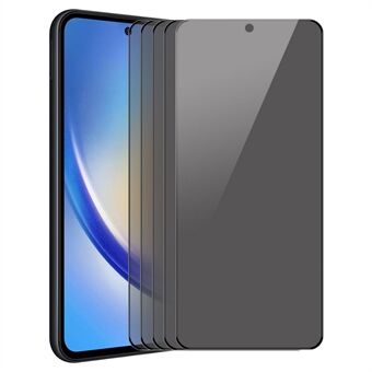 ENKAY HAT PRINCE 5Stuks Voor Samsung Galaxy A35 5G Volledige Schermbeschermer 28-graden Anti Spion Geharde Glazen Film