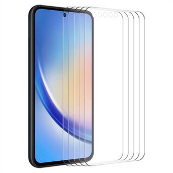 ENKAY HAT PRINCE 5-delige Set voor Samsung Galaxy A55 5G Hoogwaardig Aluminium-Silicaatglas 0,26mm 2,5D Schermbeschermer