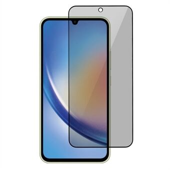 Voor Samsung Galaxy M35 5G / A35 5G Anti-Spy 180 Graden Schermbeschermer Volledige Lijm Zijdeprint Gehard Glas Film