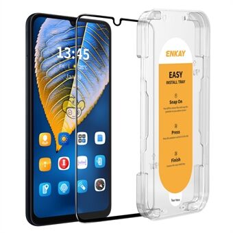 ENKAY HAT PRINCE Voor Samsung Galaxy M32 (Global Version) 4G / M22 Screenprotector Hoog Aluminium-siliconen Glasfilm