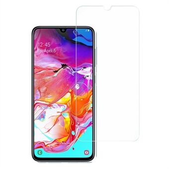 AMORUS Voor Samsung Galaxy A70 HD Clear Hoge Aluminium-silicium Glas Screen Protector 2.5D Arc Randen 9 Hardheid Anti- Scratch Film Guard