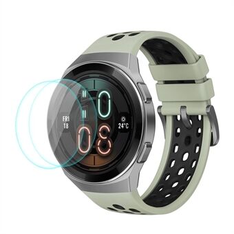 HOED Prince 2 stks/pak 0.2 mm 9H 2.15D Gehard glas screen film voor Huawei Watch GT 2e 46 mm Vitality Edition