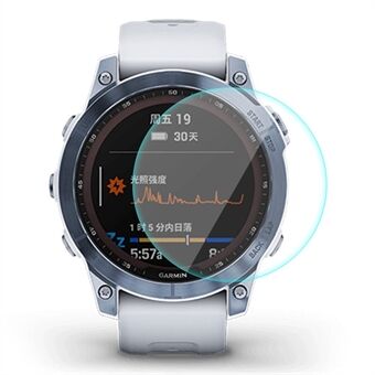 ENKAY voor Garmin Fenix 7 0.2mm 9H Anti-explosie Hoge aluminium siliconen schermbeschermer voor gehard glasfilm