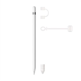 Silicone Cap houder + Nib Cover + Connector Adapter Tether voor Apple Pencil