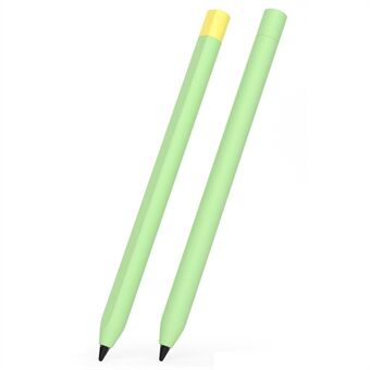 Voor de Xiaomi Slimme Pen (3e generatie) Beschermhoes tegen contrastkleur Stylus Pen Hoesje met Dubbele Pennendoppen