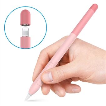 AHASTYLE PT102-1 siliconen hoes voor Apple Pencil (1e generatie), kleurverloop Antislip ultradunne styluspenhoes