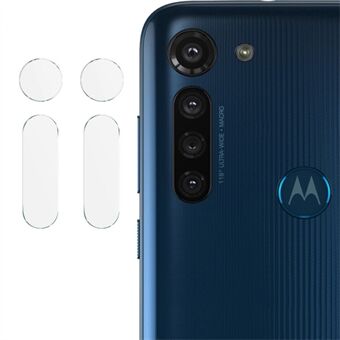 IMAK 2 stuks / pak HD glasheldere cameralensfilm voor Motorola Moto G8