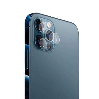 ENKAY 2 Groep / Set 0.2 mm HD Gehard Glas Film 9H Hardheid Achteruitrijcamera Lensbeschermer (3 stuks / groep) voor iPhone 12 Pro Max