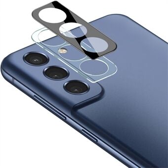 IMAK Gekrast Gehard Glas Achteruitrijcamera Lens Cover Film Frame Protector (Zwarte Versie) voor Samsung Galaxy S21 FE 5G