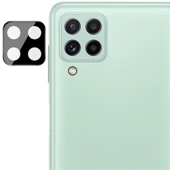 IMAK Anti-kras HD Bubbels Gratis Gehard Glas Camera Lens Beschermfolie (Zwarte Versie) voor Samsung Galaxy A22 4G (EU Versie)