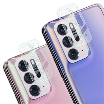 IMAK Ultra Clear Full Cover Gehard Glas Camera Lens Film + Lensdop voor Oppo Find N