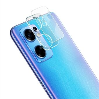 IMAK voor Oppo Reno7 SE 5G Anti-kras Full Cover HD Helder Gehard Glas Camera Lens Film + Acryl Lensdop