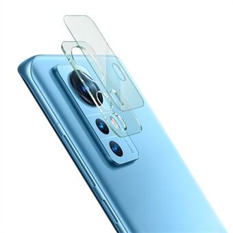 IMAK voor Xiaomi 12/12X High Definition Slijtvast Anti-vlek Gehard Glas Camera Lens Film + Acryl Lensdop