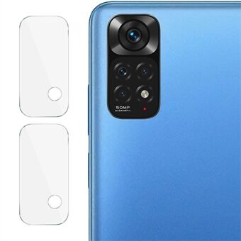 IMAK voor Xiaomi Redmi Note 11 4G (Qualcomm) 2 stks/set gehard glas precieze uitsparing camera lens protector HD clear film