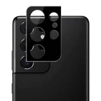 MOCOLO Cameralens Screenprotector voor Samsung Galaxy S22 Ultra 5G, Zeefdruk Volledig Lijm Helder Gehard Glas 9H Screenprotector - Zwart