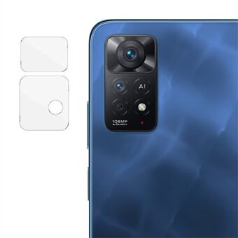 IMAK 1 set voor Xiaomi Redmi Note 11E Pro/ Note 11 Pro 4G (MediaTek) / Note 11 Pro 5G (Qualcomm) / Note 11 Pro + 5G (India) HD Helder gehard glas Cameralens beschermhoes