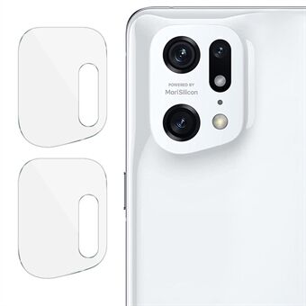 IMAK voor Oppo Find X5 Pro 2 stuks / set Sterke cameralensbeschermer Supertransparante film van gehard glas