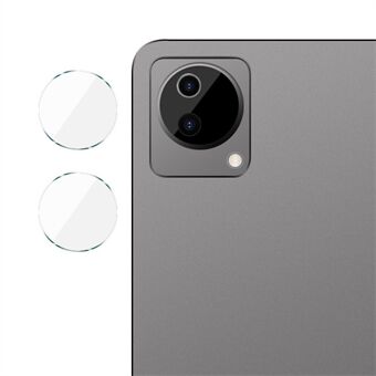 IMAK 2 stuks / set voor vivo Pad Anti-vlek Cameralensbeschermer Volledige dekking High Definition gehard glasfilm