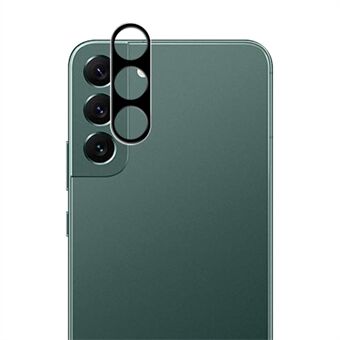 MOCOLO voor Samsung Galaxy S23 Plus cameralensbeschermer, anti-vingerafdruk zijdedruk HD gehard glas lensbeschermfolie - zwart