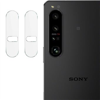 IMAK 2 stks / pak lensbeschermingsfilm voor alleen Xperia 1 IV 5G, harde anti-stof Edge super helder gehard glas telefooncamera lensbeschermer