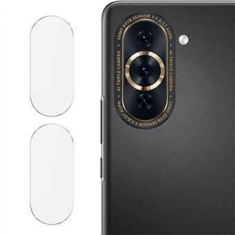 IMAK 2 stks / set cameralensbeschermer voor Huawei nova 10 Pro 4G, slijtvaste HD Anti-bubble gehard glasfilm