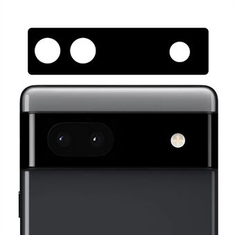 Cameralensfilm voor Google Pixel 6a, zijdeafdrukken Volledige dekking Gehard glas Telefooncameralensbeschermer