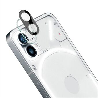 IMAK gehard glasfilm + acryl lensdop voor niets telefoon (1) 5G, anti- Scratch HD heldere cameralensbeschermer (zwarte versie)