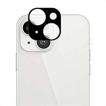 AMORUS cameralensbeschermer voor iPhone 13 mini 5,4 inch / 13 6,1 inch, anti- Scratch zijde afdrukken gehard glas camerafilm aan de achterkant - zwart