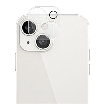 AMORUS Camera Lens Protector voor iPhone 14/14 Plus, Zijde Afdrukken Gehard Glas Ultra Clear Anti-explosie Lens Film