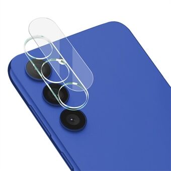 IMAK Anti- Scratch Ultra Clear Camera Lens Protector voor Samsung Galaxy S23 / S23 Plus, Geïntegreerde Gehard Glas Lens Film + Acryl Lensdop