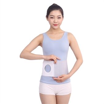 Postoperatieve Ostomy-gordel Elastische Ostomy Hernia-ondersteuningsband met Stoma-opening.