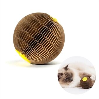 EETOYS Kitten Kat Krabbal Golfpapier Rond Huisdier Speelgoed met Catmint