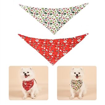 Kerst Hondenbandana\'s Huisdierenslabandana\'s Huisdiersjaal Wasbare Hondenslabandana Kostuum [Maat: S]