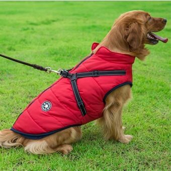 Hond Rits Jas Waterdicht Winter Vest Jas Puppy Uitloper [zonder Hondenriem]