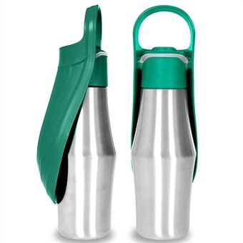 Huisdier Hond Outdoor Waterfles Reizen Steel Waterbeker Draagbare Drinkwaterkoker ST (BPA-vrij, geen FDA-certificaat)