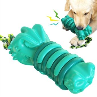 GYL-01 Hondenkauwspeeltje Puppy Tandjes Kauwgereedschap Pet Dog Vocal Sound Chew Toy met touw voor het trainen en reinigen van tanden (BPA-vrij, FDA-gecertificeerd)