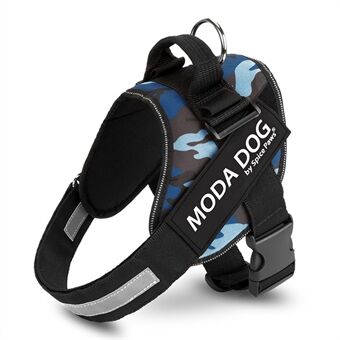 MODA HOND H047 Maat XL, geen trek Anti-Rush harnas Comfortabele middelgrote / Stor hond Gemakkelijk te bedienen Wandelvest voor huisdieren - Peace Guard