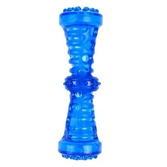 Duurzame TPR Molar Stick tandenreinigende kauwgom voor honden, maat: 18 x 5 cm (Large) - Blauw